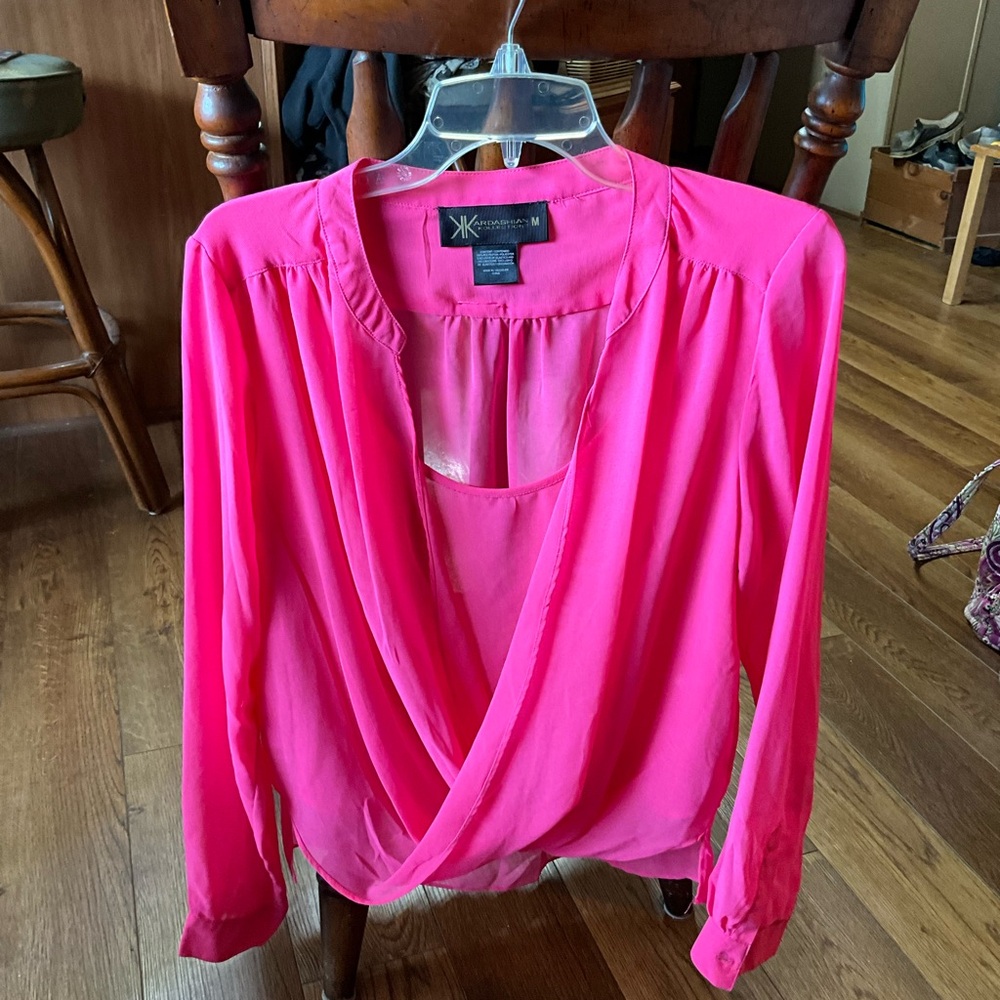 Kardashian collection medium blouse